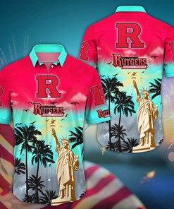 Rutgers Scarlet Knights NCAA Flower Hawaii Shirt For Fans Ver 37