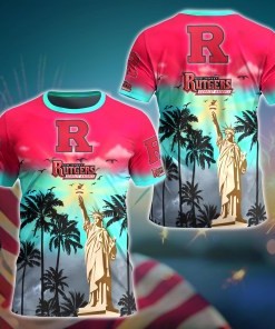 Rutgers Scarlet Knights NCAA Flower Hawaii Shirt For Fans Ver 37