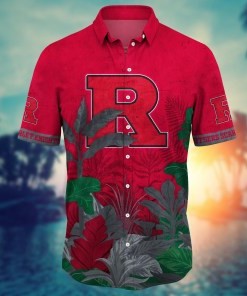 Rutgers Scarlet Knights NCAA Flower Hawaii Shirt For Fans Ver 6
