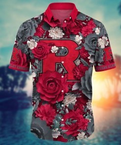 Rutgers Scarlet Knights NCAA Flower Hawaii Shirt For Fans Ver 7