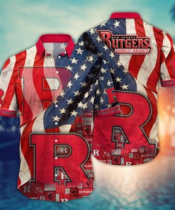 Rutgers Scarlet Knights NCAA Flower Hawaii Shirt For Fans Ver 8