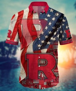 Rutgers Scarlet Knights NCAA Flower Hawaii Shirt For Fans Ver 8