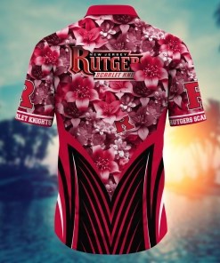 Rutgers Scarlet Knights NCAA Hawaiian Shirt, Aloha Shirt Ver 1