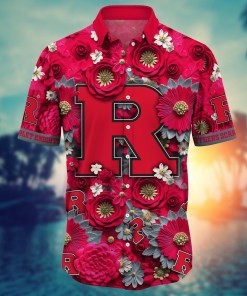 Rutgers Scarlet Knights NCAA Hawaiian Shirt for This Summer Customize Shirt Any Team