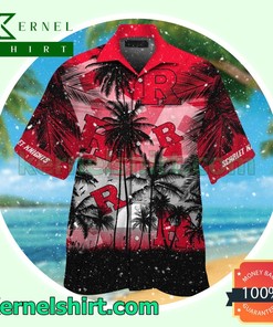 Rutgers Scarlet Knights Summer Hawaiian Shirt