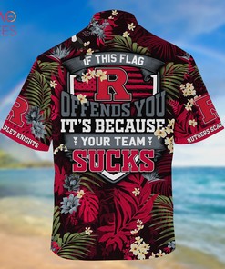 Rutgers Scarlet Knights Summer Hawaiian Shirts, With Tropical Patterns for Fans