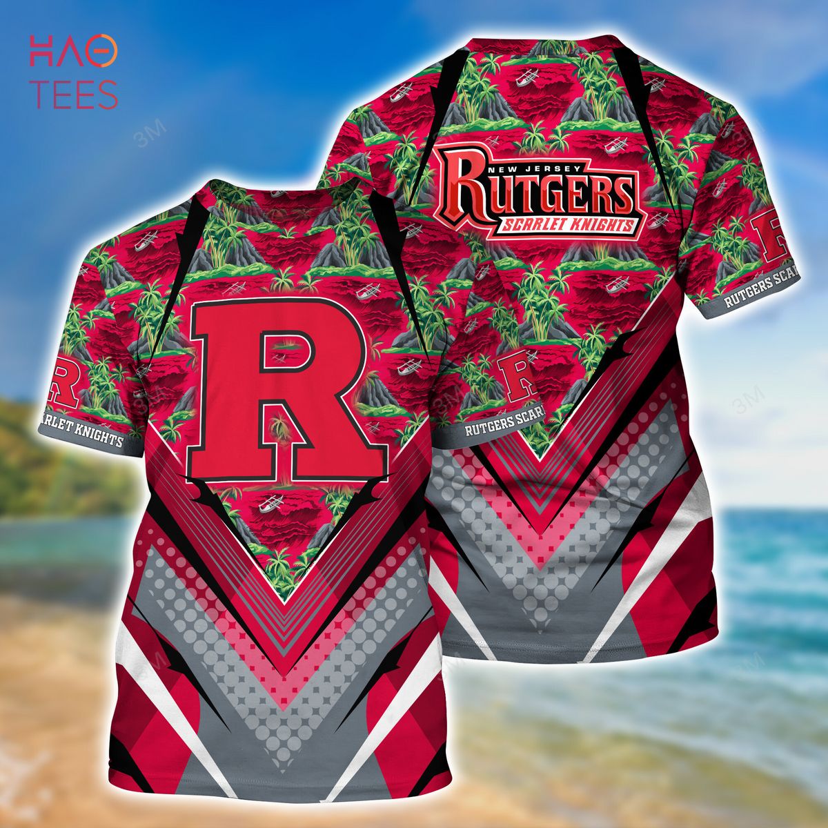 Rutgers Scarlet Knights Summer Hawaiian Shirts for Fans