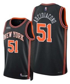Ryan Arcidiacono 51 New York Knicks 2022 City Edition Black Jersey 75th Diamond - Men Jersey