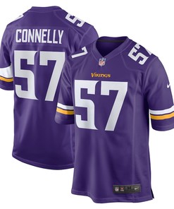 Ryan Connelly 57 Minnesota Vikings Game Jersey - Purple