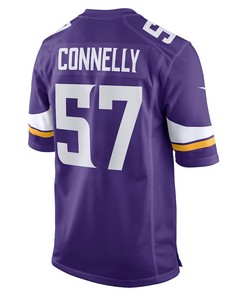 Ryan Connelly 57 Minnesota Vikings Game Jersey - Purple