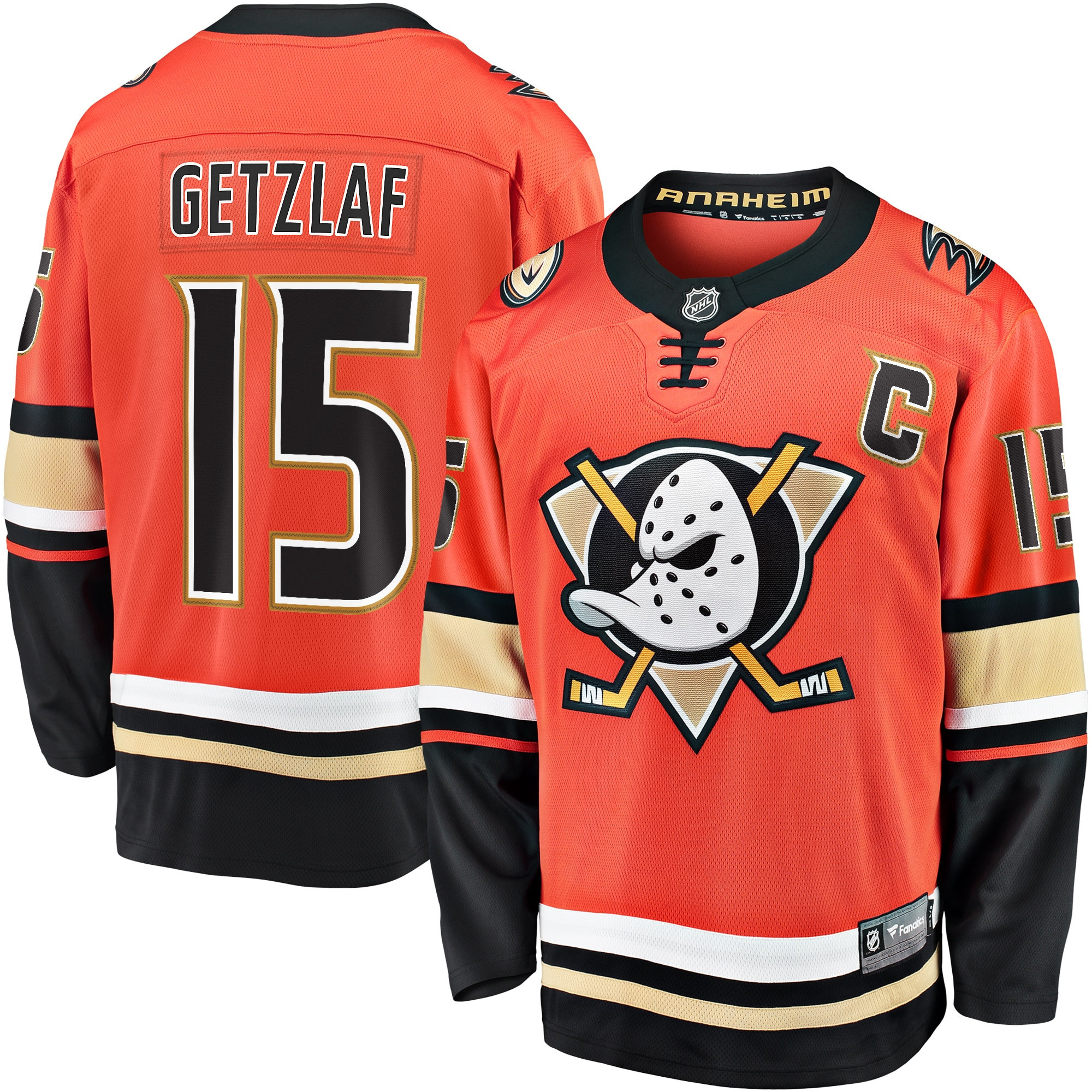 Ryan Getzlaf Anaheim Ducks Fanatics Branded 2019/20 Alternate Premier Breakaway Player Jersey - Orange Nhl
