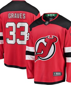 Ryan Graves New Jersey Devils Fanatics Branded Breakaway Player Jersey - Red Nhl A6