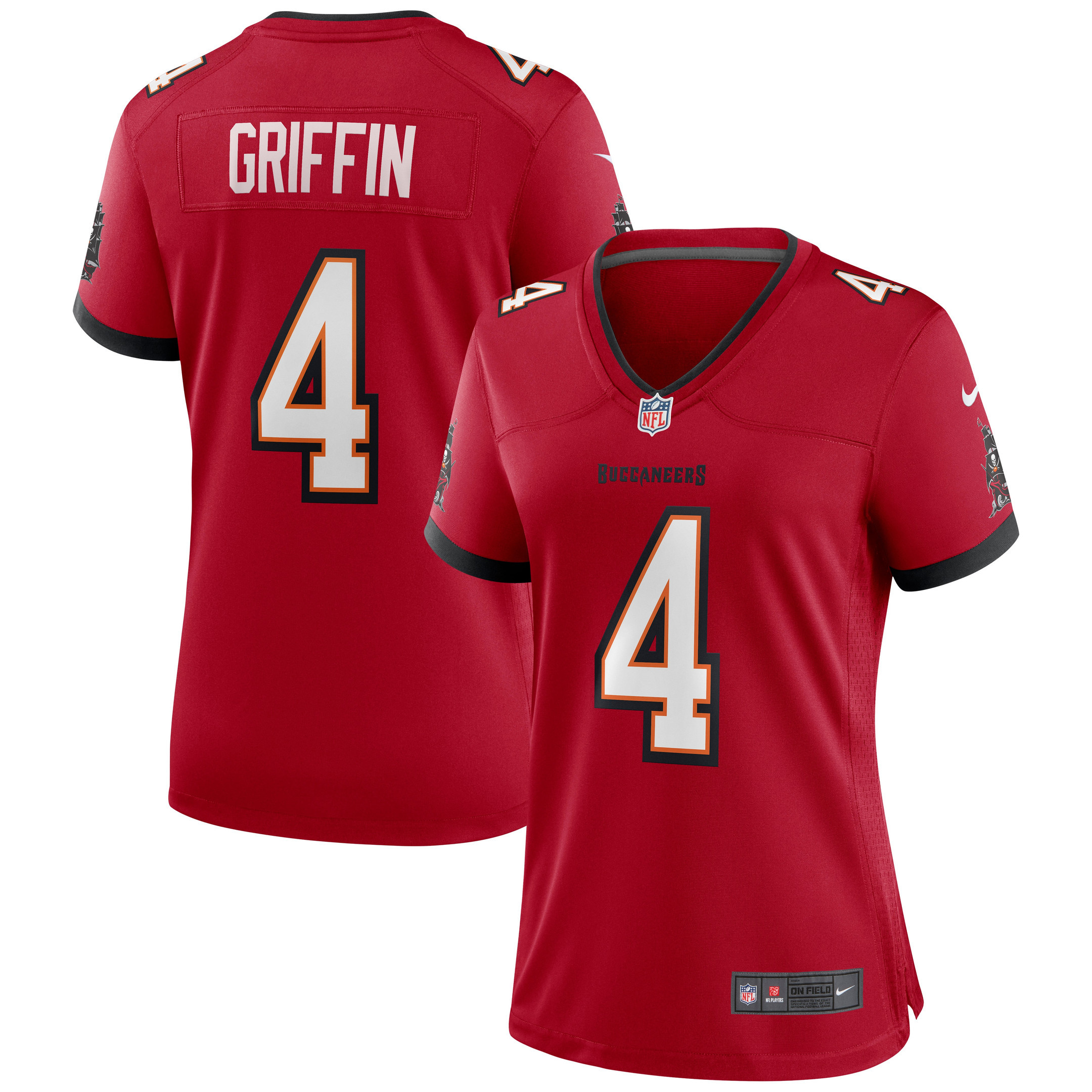 Ryan Griffin Tampa Bay Buccaneers Womens Game Jersey - Red Nfl