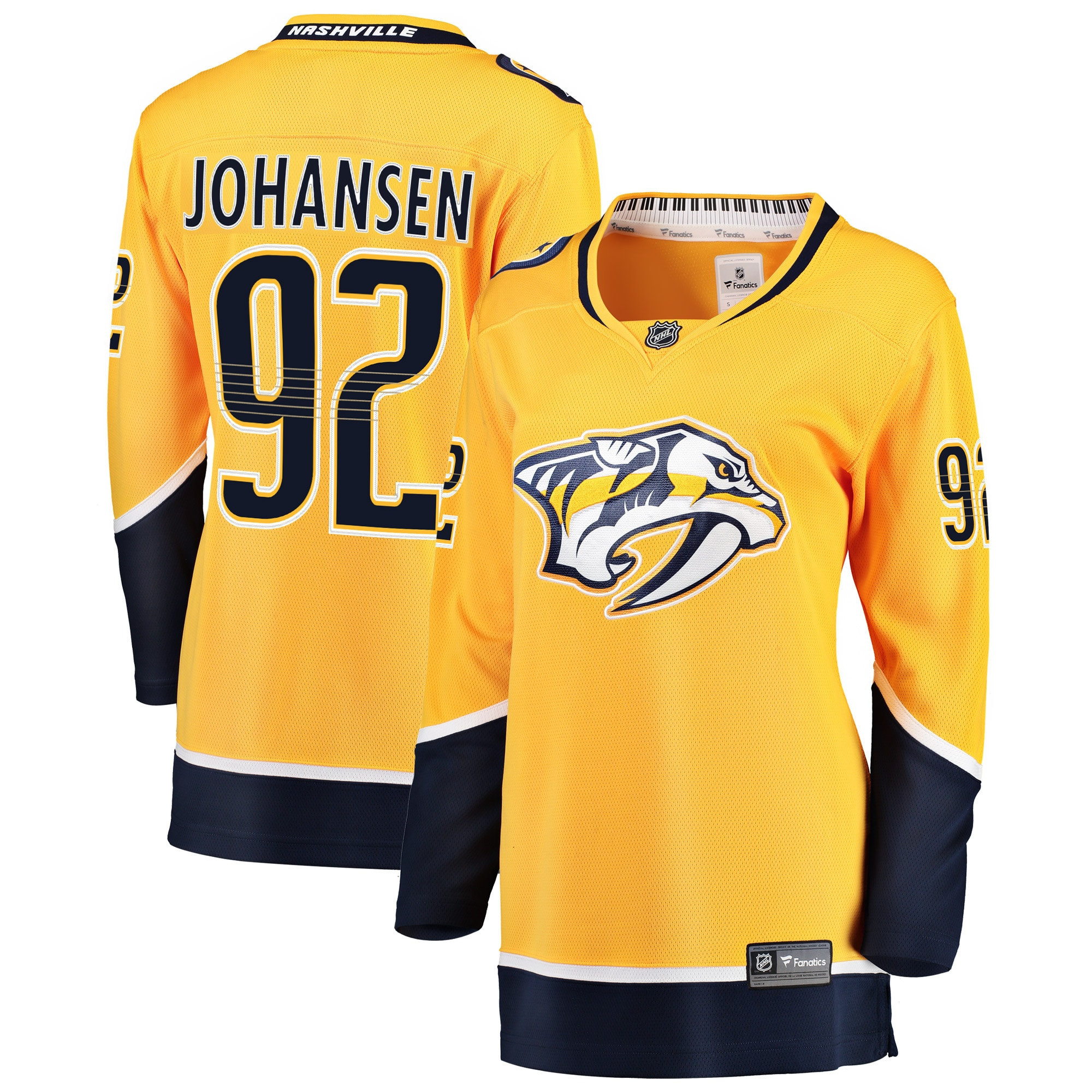Ryan Johansen Nashville Predators Fanatics Branded Womens Breakaway Player Jersey - Gold Nhl