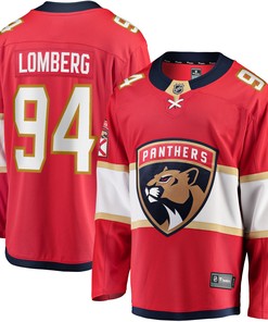 Ryan Lomberg Florida Panthers Fanatics Branded Home Breakaway Player Jersey - Red Nhl