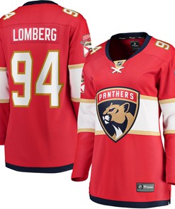 Ryan Lomberg Florida Panthers Fanatics Branded Womens Home Breakaway Player Jersey - Red Nhl