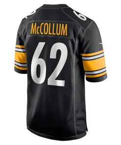 Ryan McCollum Pittsburgh Steelers Game Player Jersey - Black
