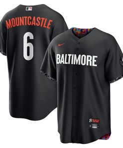 Ryan Mountcastle 6 Baltimore Orioles 2023 City Connect Men Jersey - Black