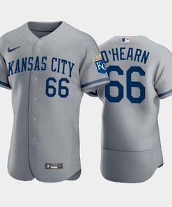 Ryan O'Hearn 66 Kansas City Royals 2022-23 Gray Men's Jersey