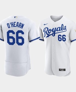 Ryan O'Hearn 66 Kansas City Royals Men's 2022-23 Home Jersey - White Jersey