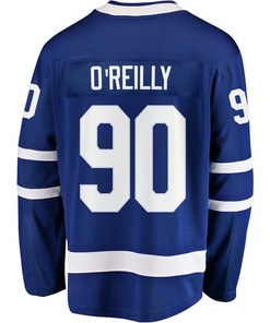 Ryan O_Reilly 90 Toronto Maple Leafs Stanley Cup 2023 Playoffs Patch Home Breakaway Men Jersey - Blue