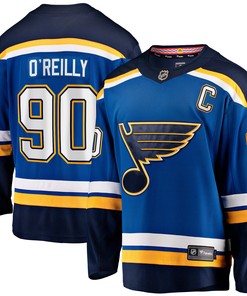 Ryan Oreilly St. Louis Blues Fanatics Branded Home Captain Premier Breakaway Player Jersey - Blue Nhl