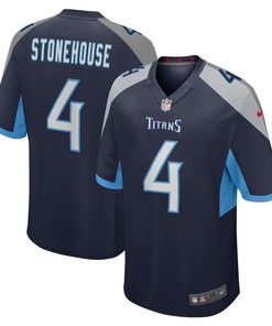 Ryan Stonehouse Tennessee Titans Game Player Jersey - Navy