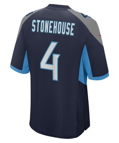 Ryan Stonehouse Tennessee Titans Game Player Jersey - Navy