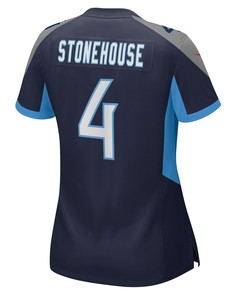 Ryan Stonehouse Tennessee Titans Women's Game Player Jersey - Navy