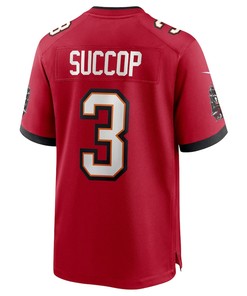 Ryan Succop 3 Tampa Bay Buccaneers Team Game Jersey - Red