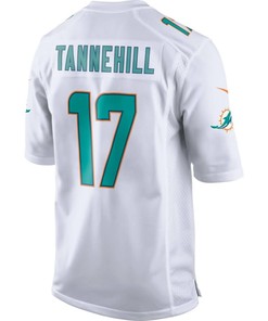 Ryan Tannehill Miami Dolphins White Game 2015 Nfl Patch Jersey - White