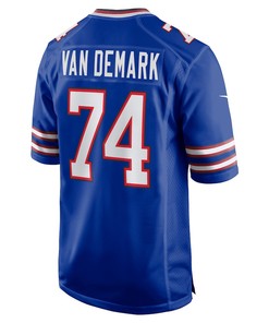 Ryan Van Demark Buffalo Bills Game Player Jersey - Royal