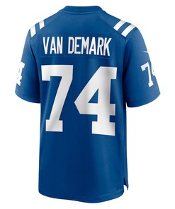 Ryan Van Demark Indianapolis Colts Game Player Jersey - Royal