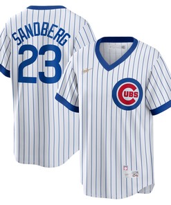Ryne Sandberg Chicago Cubs Home Cooperstown Collection Player Jersey - White Mlb