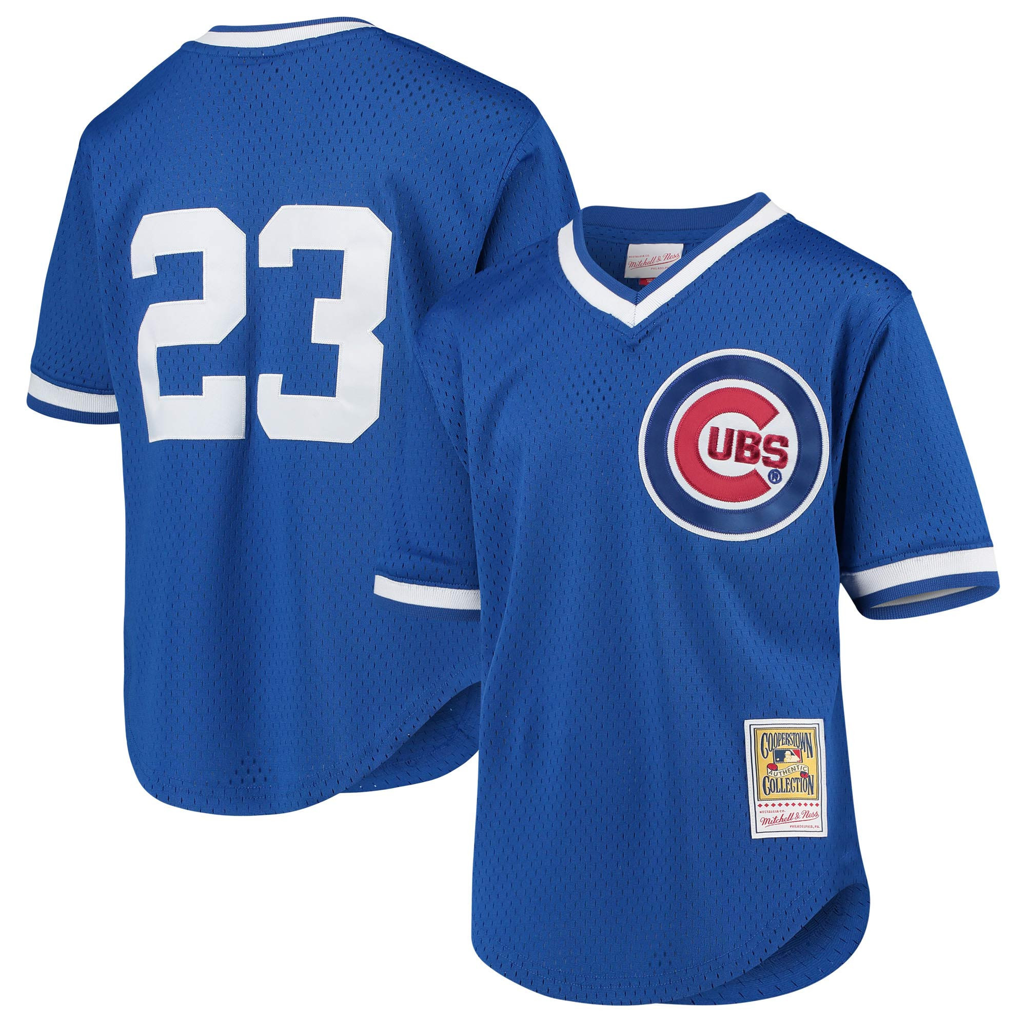 Ryne Sandberg Chicago Cubs Mitchell & Ness Cooperstown Collection Mesh Batting Practice Jersey - Royal Mlb