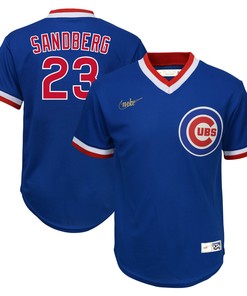 Ryne Sandberg Chicago Cubs Road Cooperstown Collection Player Jersey - Royal Mlb