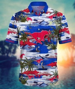 SMU Mustangs NCAA Flower Hawaii Shirt For Fans Ver 10