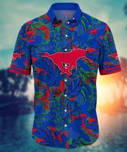 SMU Mustangs NCAA Flower Hawaii Shirt For Fans Ver 13
