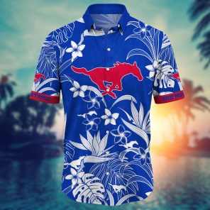 SMU Mustangs NCAA Flower Hawaii Shirt For Fans Ver 14