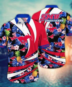 SMU Mustangs NCAA Flower Hawaii Shirt For Fans Ver 15