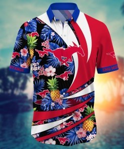 SMU Mustangs NCAA Flower Hawaii Shirt For Fans Ver 15