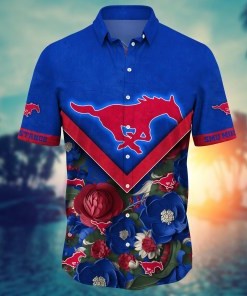 SMU Mustangs NCAA Flower Hawaii Shirt For Fans Ver 16