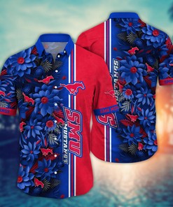 SMU Mustangs NCAA Flower Hawaii Shirt For Fans Ver 19