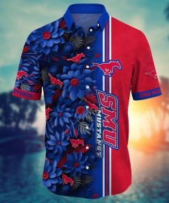 SMU Mustangs NCAA Flower Hawaii Shirt For Fans Ver 19