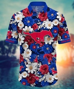 SMU Mustangs NCAA Flower Hawaii Shirt For Fans Ver 22