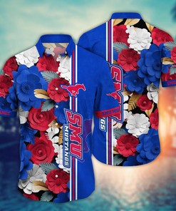 SMU Mustangs NCAA Flower Hawaii Shirt For Fans Ver 23