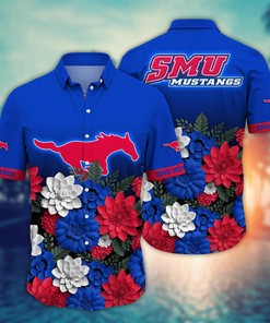 SMU Mustangs NCAA Flower Hawaii Shirt For Fans Ver 26