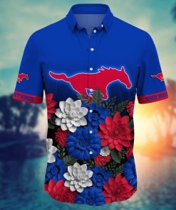 SMU Mustangs NCAA Flower Hawaii Shirt For Fans Ver 26