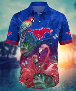 SMU Mustangs NCAA Flower Hawaii Shirt For Fans Ver 27