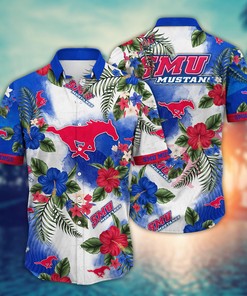 SMU Mustangs NCAA Flower Hawaii Shirt For Fans Ver 28